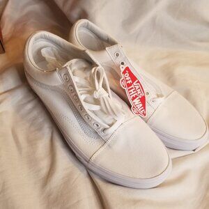 VANS Old Skool True White Skate Shoe (VN000D3HW00) Size 11.5 US